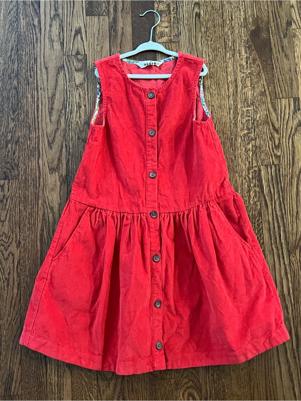 EUC 9-10 y Mini Boden Corduroy Dress